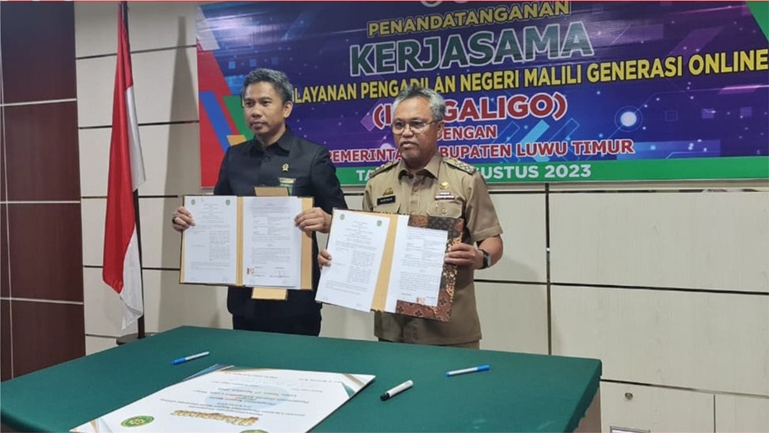 Penandatanganan Perjanjian Kerja Sama I Lagaligo
